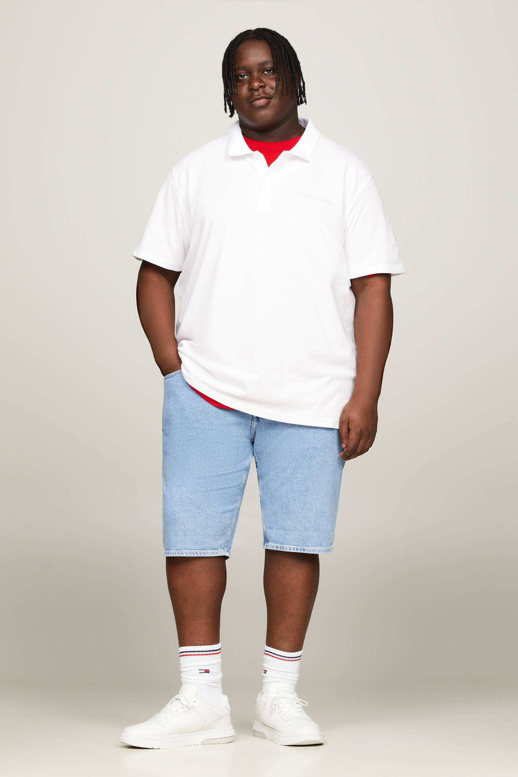 Tommy Jeans regular fit denim short RONNIE denim light