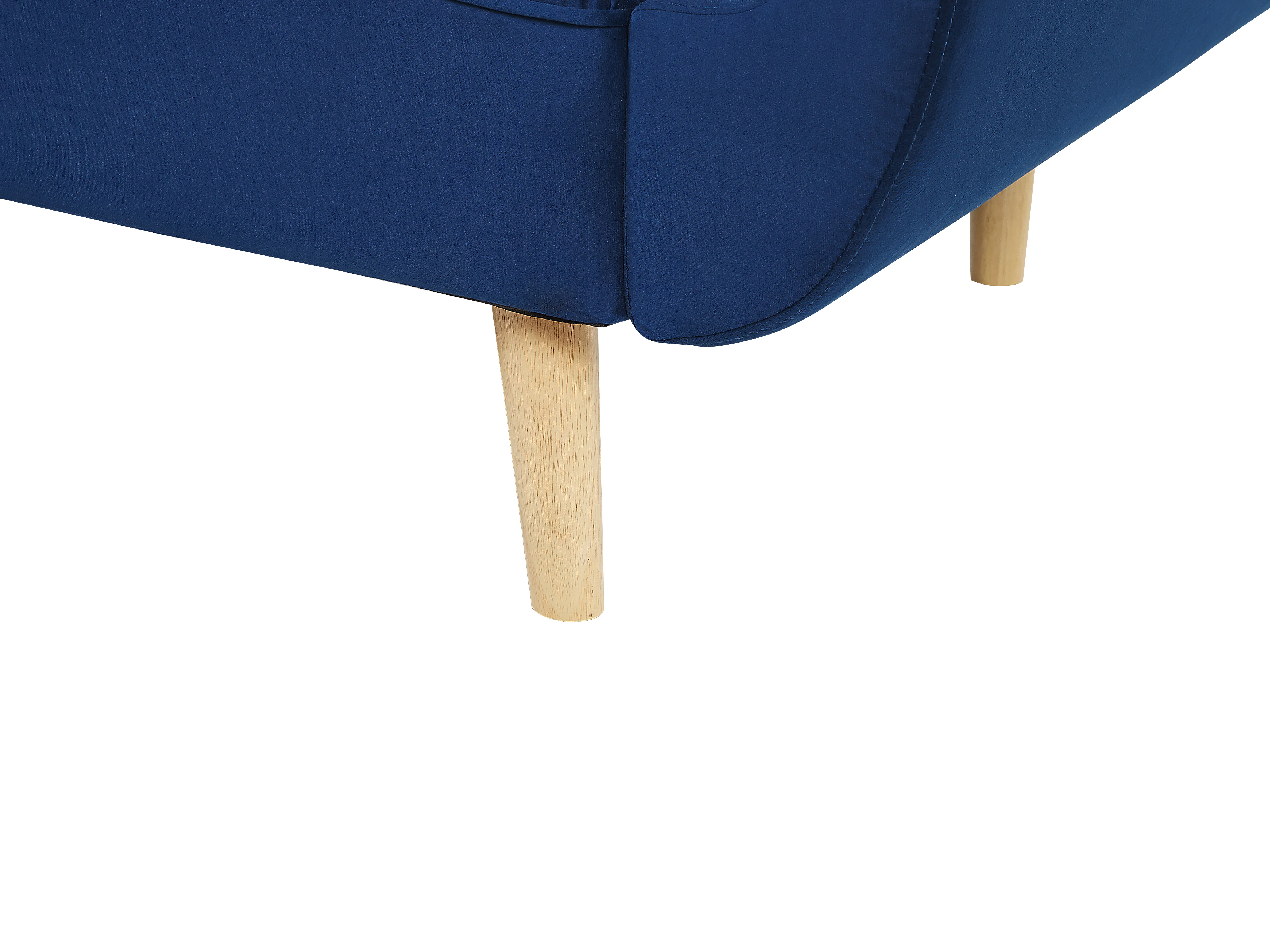 Slaapbank 3-zits ASBY Fluweel Marineblauw