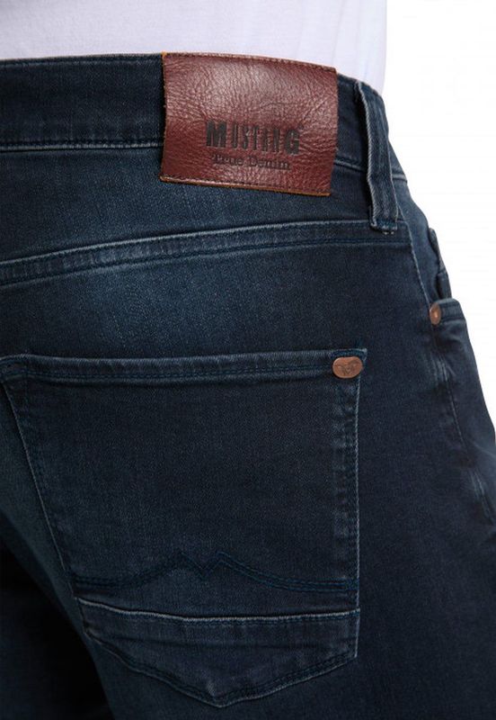 Mustang - Heren Jeans - Heren   Blauw - Katoen - 3122-1008948