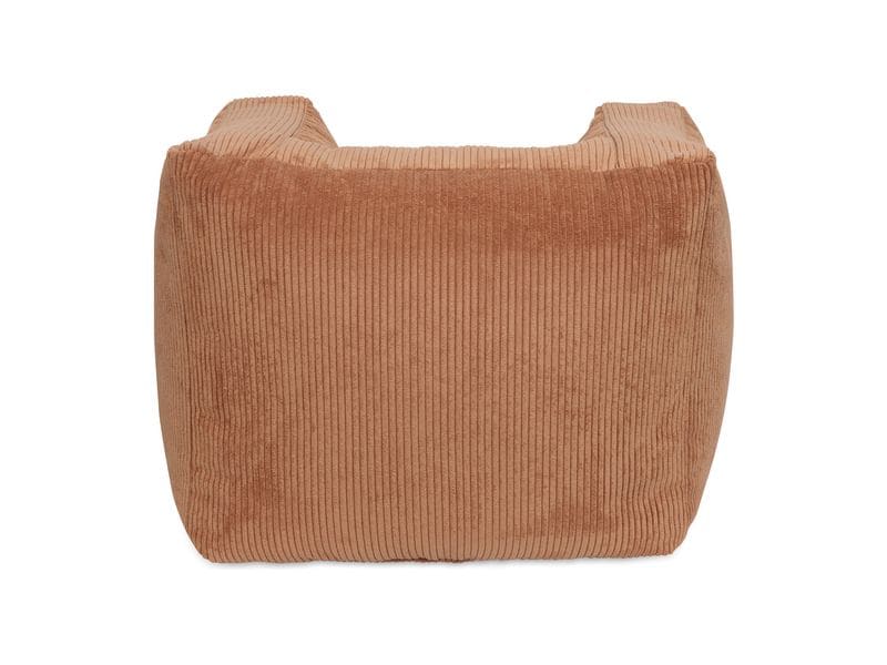 Jollein Kindersessel Corduroy Caramel Gemütlicher Kinderhocker