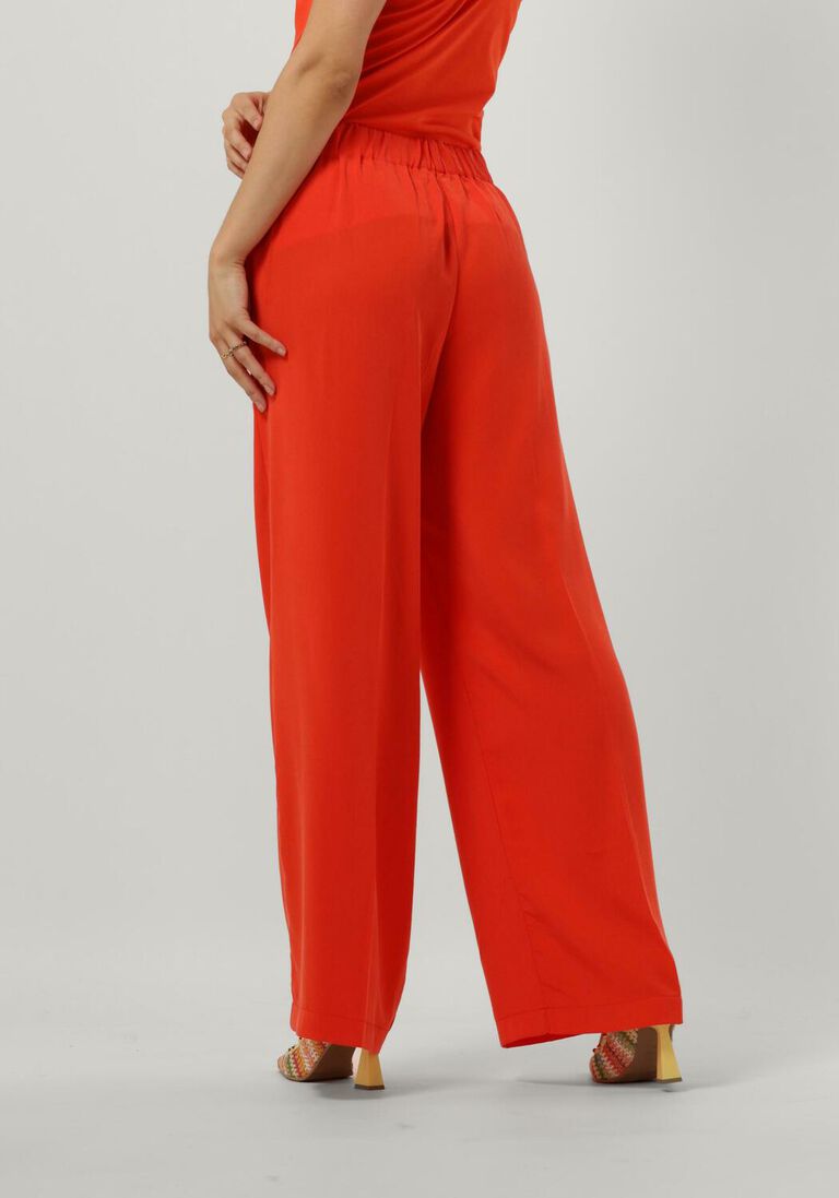 SUMMUM oranje summum wijde broek trousers tencel