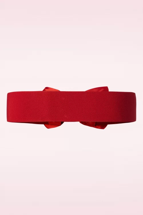Banned Retro Bella strikriem in rood