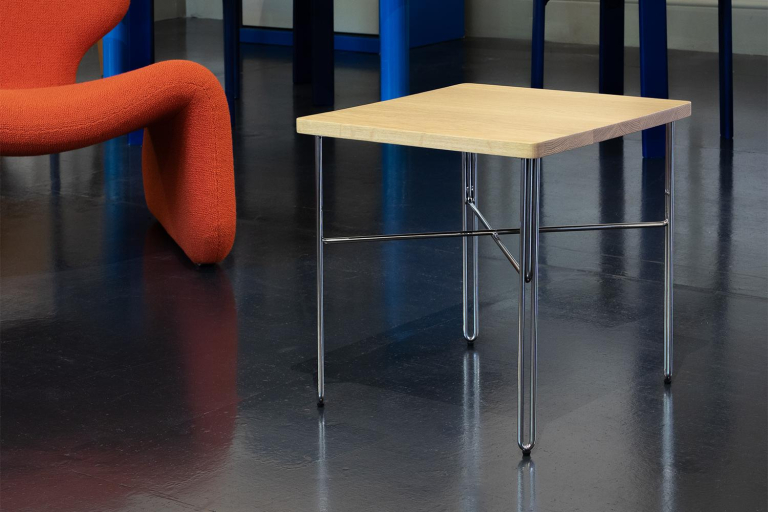 Nine Inline salontafel 40x40 naturel eiken
