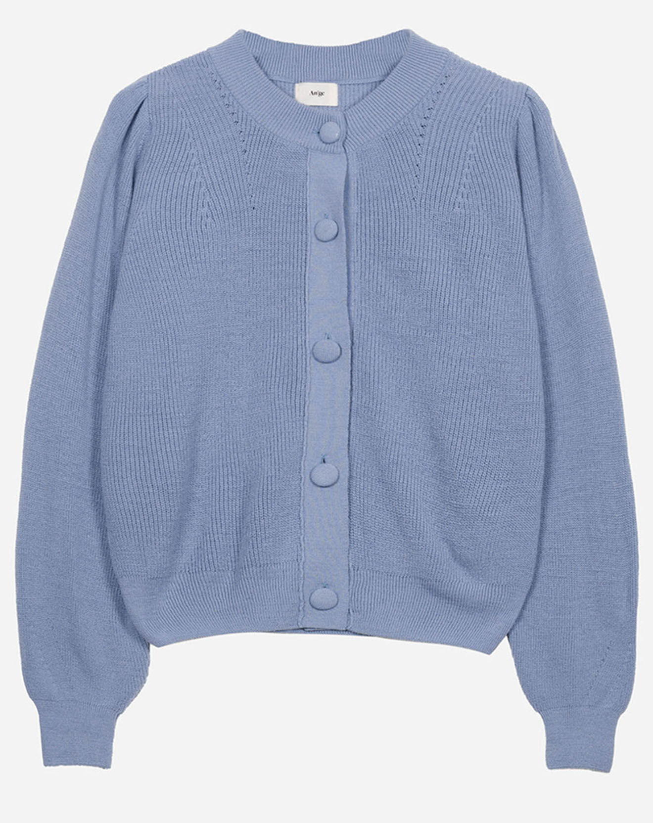 An'ge Cardigan en Laine mélangée Lemercier stone