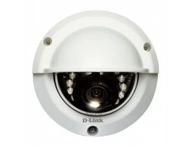 D-Link DCS-6315 - Netværksovervågningskamera - kuppel - udendørs - vejrbestandig - farve (Dag/nat) - 1280 x 720 - forskellige brændvidder - audio - LAN 10/100 - MPEG-4, MJPEG, H.264 - DC 12 V / PoE