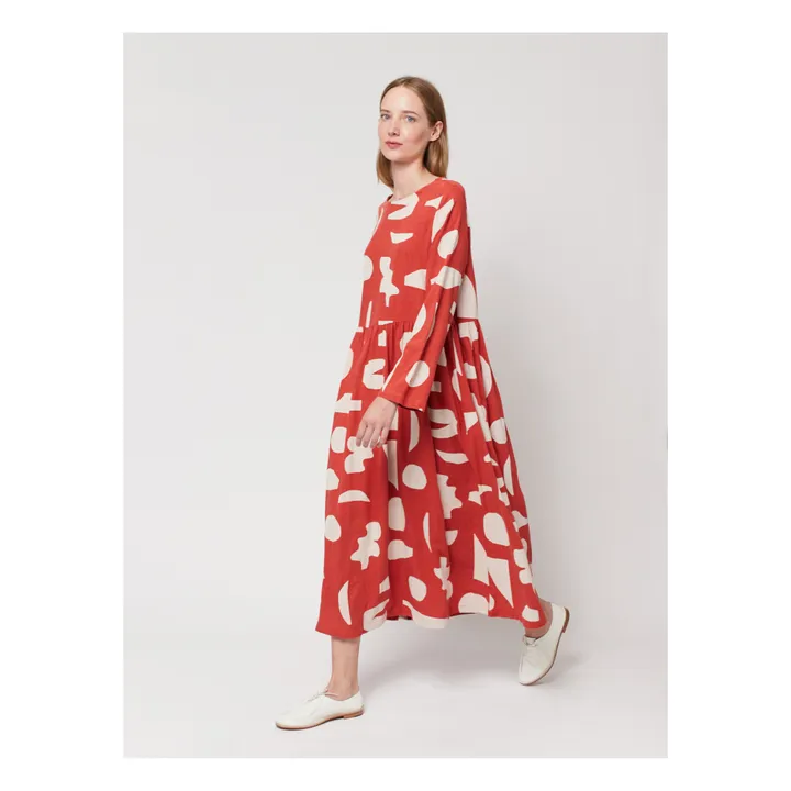 Bobo Choses Robe Summer Landscape - Collection Femme | Rouge brique