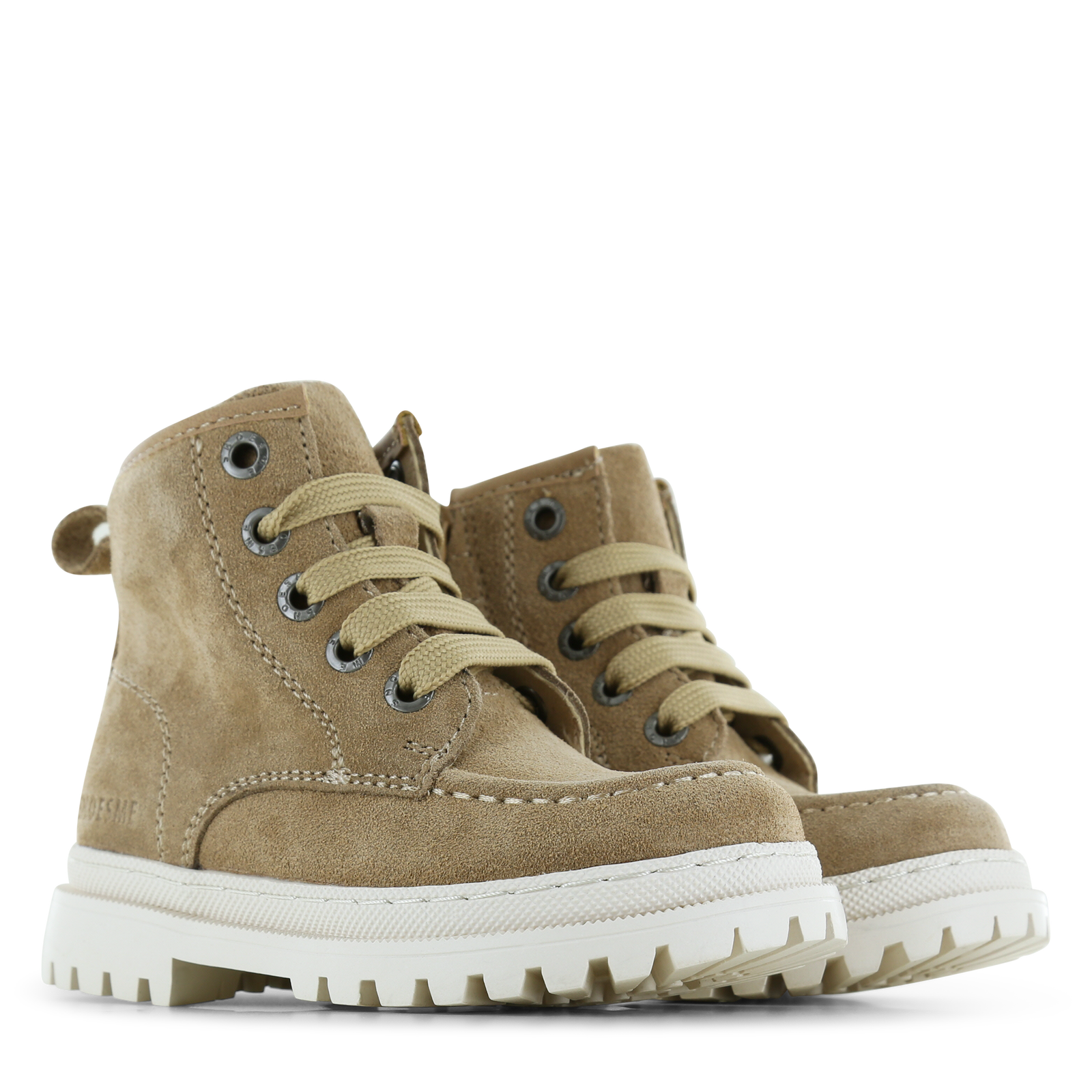 Shoesme bruine midhoge bikerboot Suède | Sale