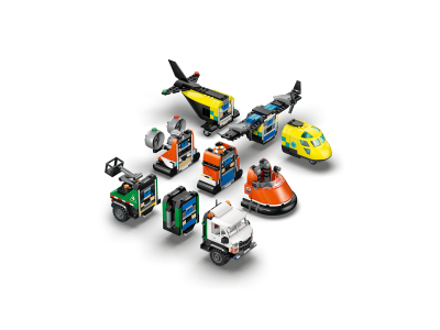 LEGO Vliegtuig, servicewagen en hovercraft remix (60505)