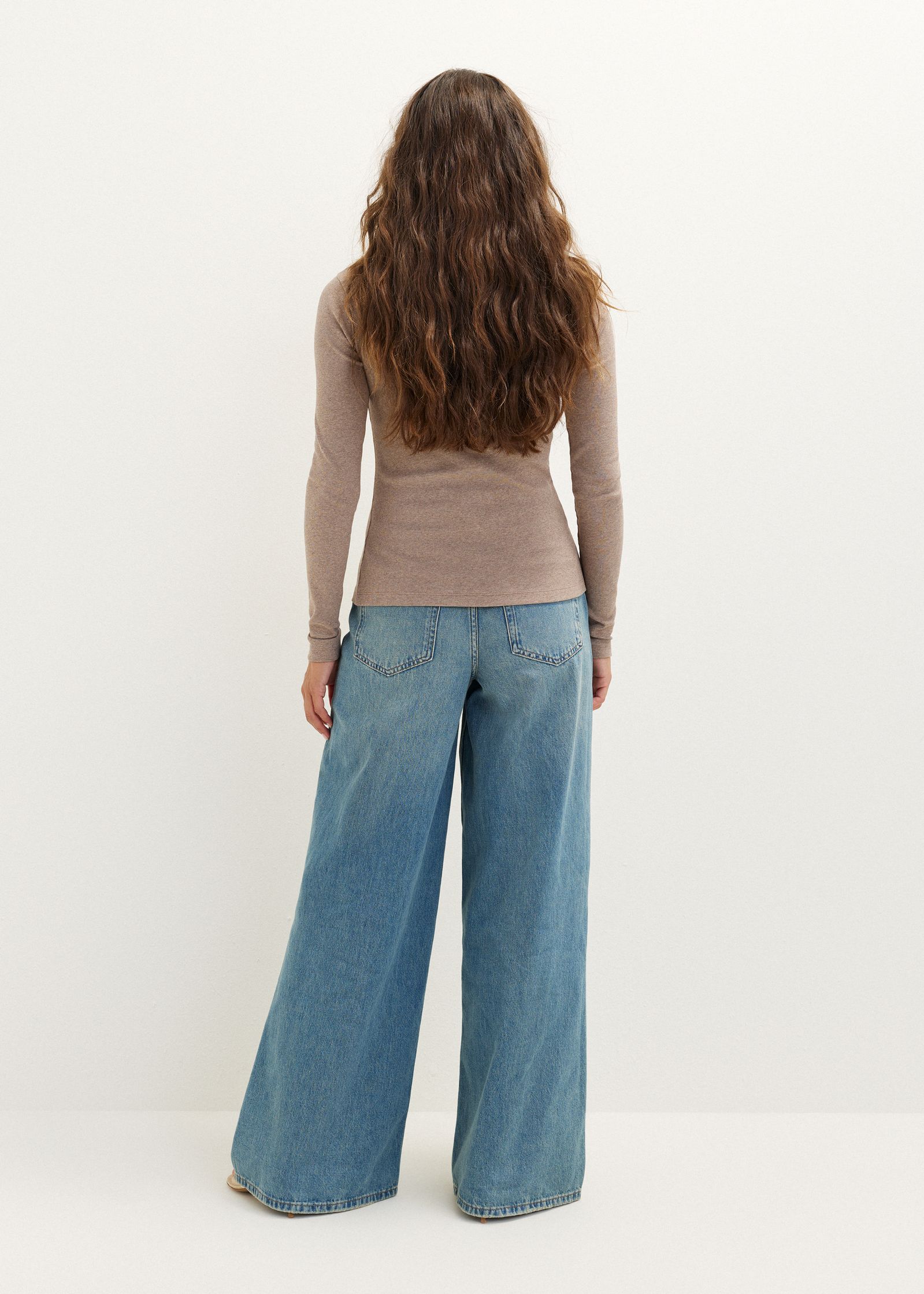 Longsleeve met rib