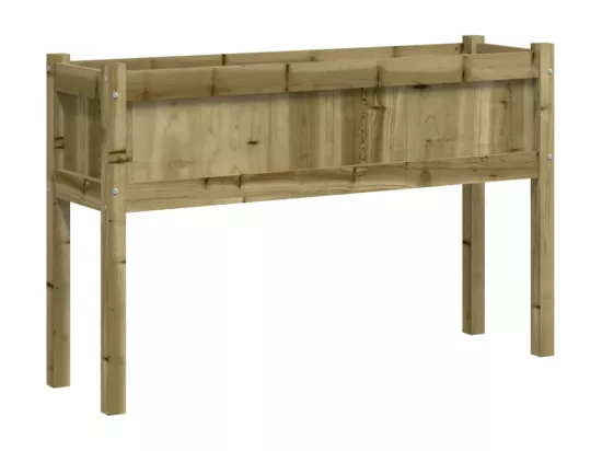 Jardinière avec pieds 110x31x70 cm bois de pin imprégné