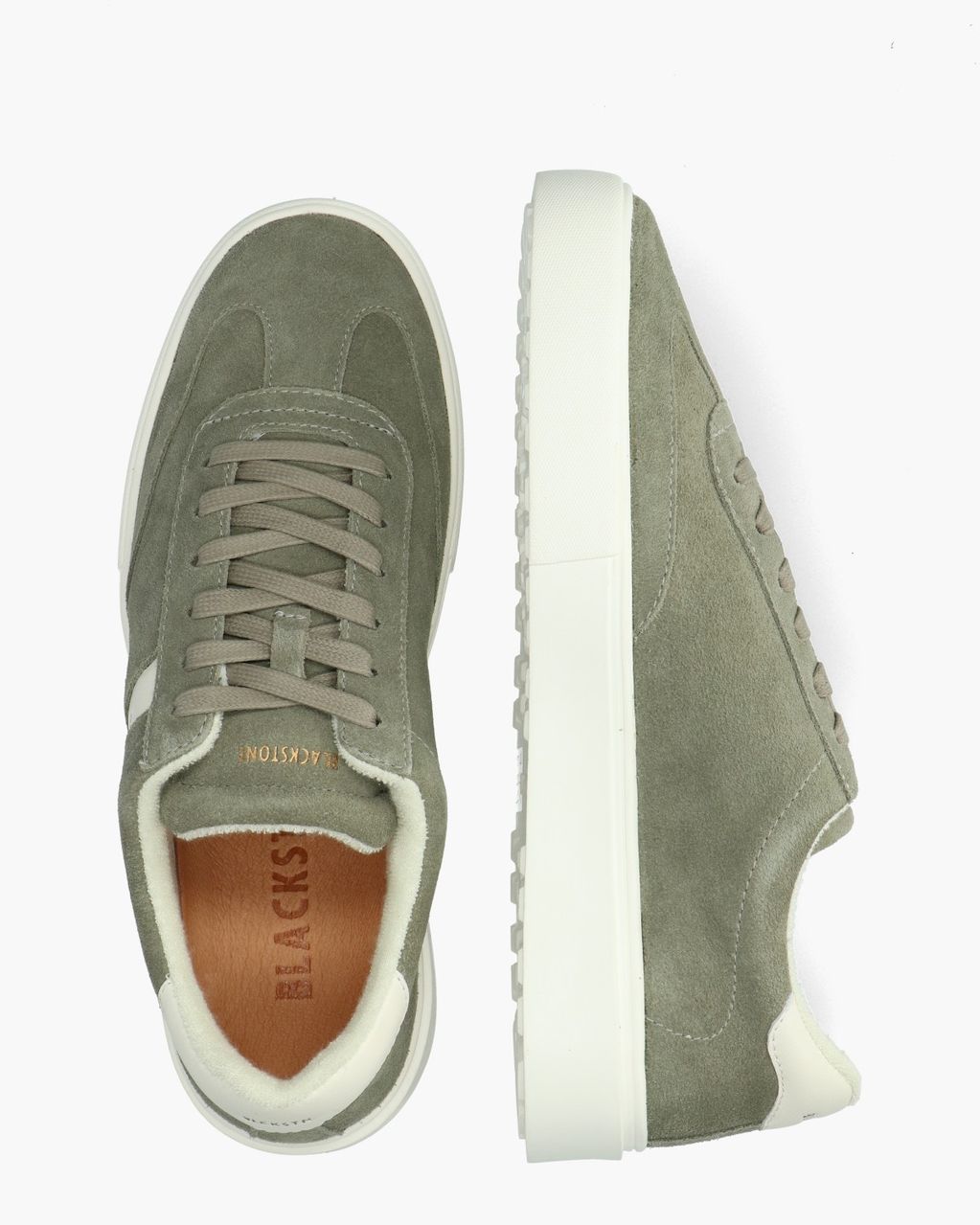 Blackstone Quartz Auden Groen/Wit Herensneakers