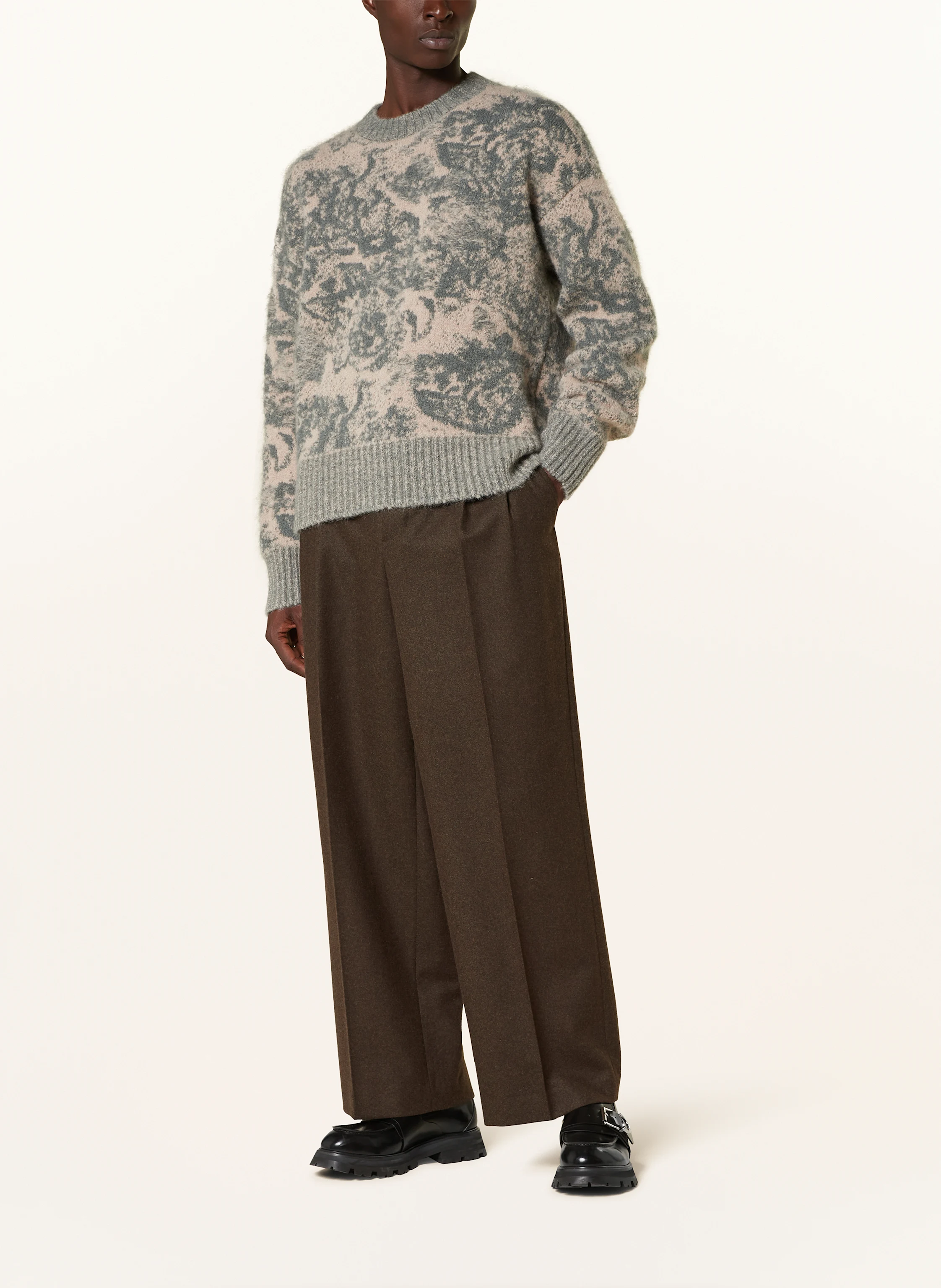 AMI PARIS Pullover mit Alpaka und Mohair