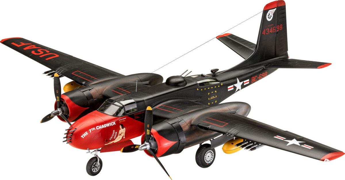 Revell - B-26C Invader Modelfly - 1:48 - Level 5 - 03823