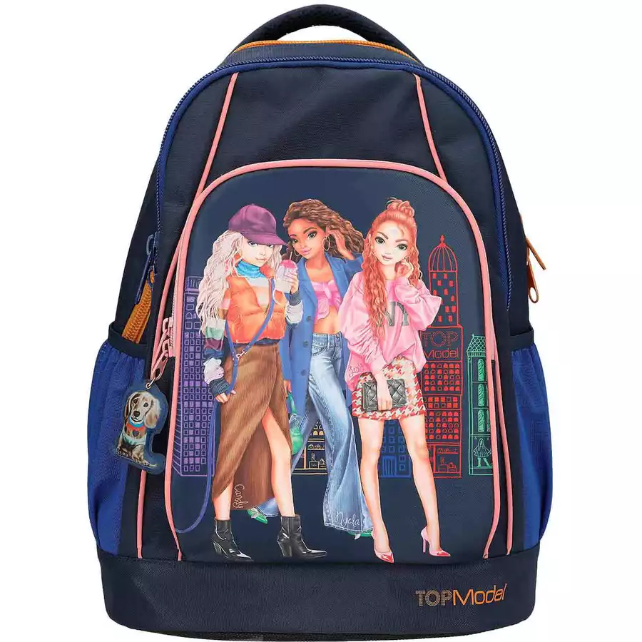 Depesche Schulrucksack City Girl TOPModel 25 x 33 x 44 cm dunkelblau