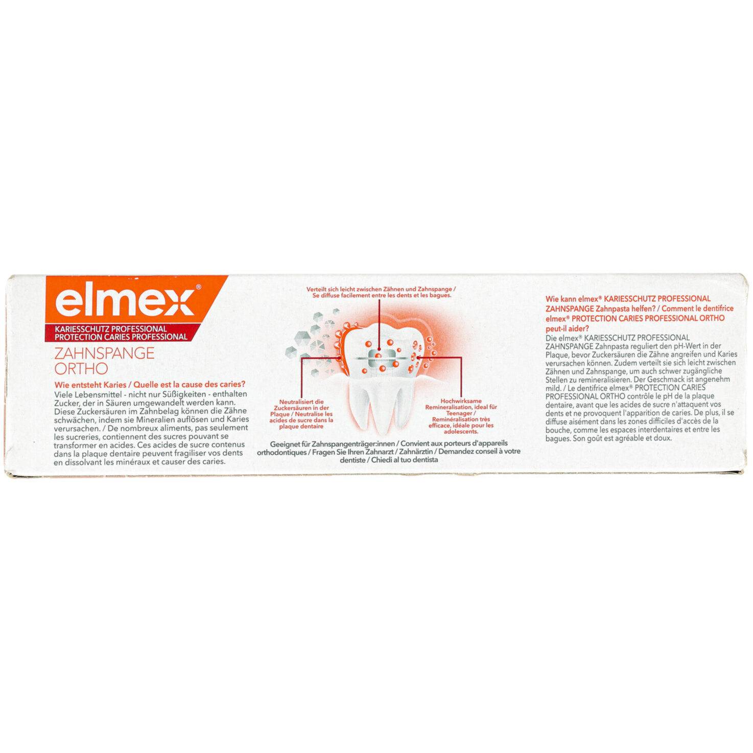 Elmex Kariesschutz Professional +Zahnspange Expert 8-18 Jahre Zahnpasta 75ml