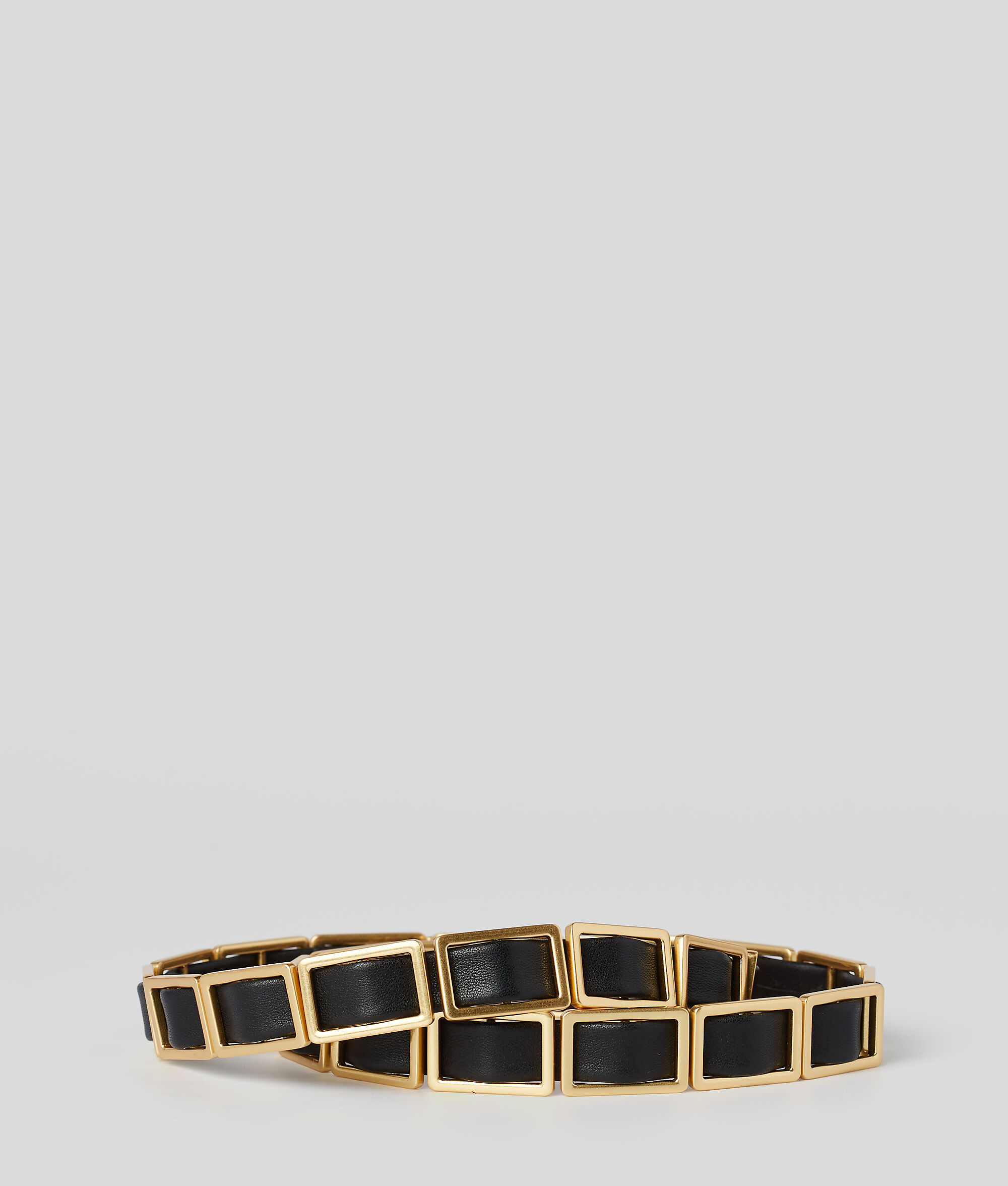 CEINTURE EN CUIR ET CHAÎNE K/ESSENTIAL