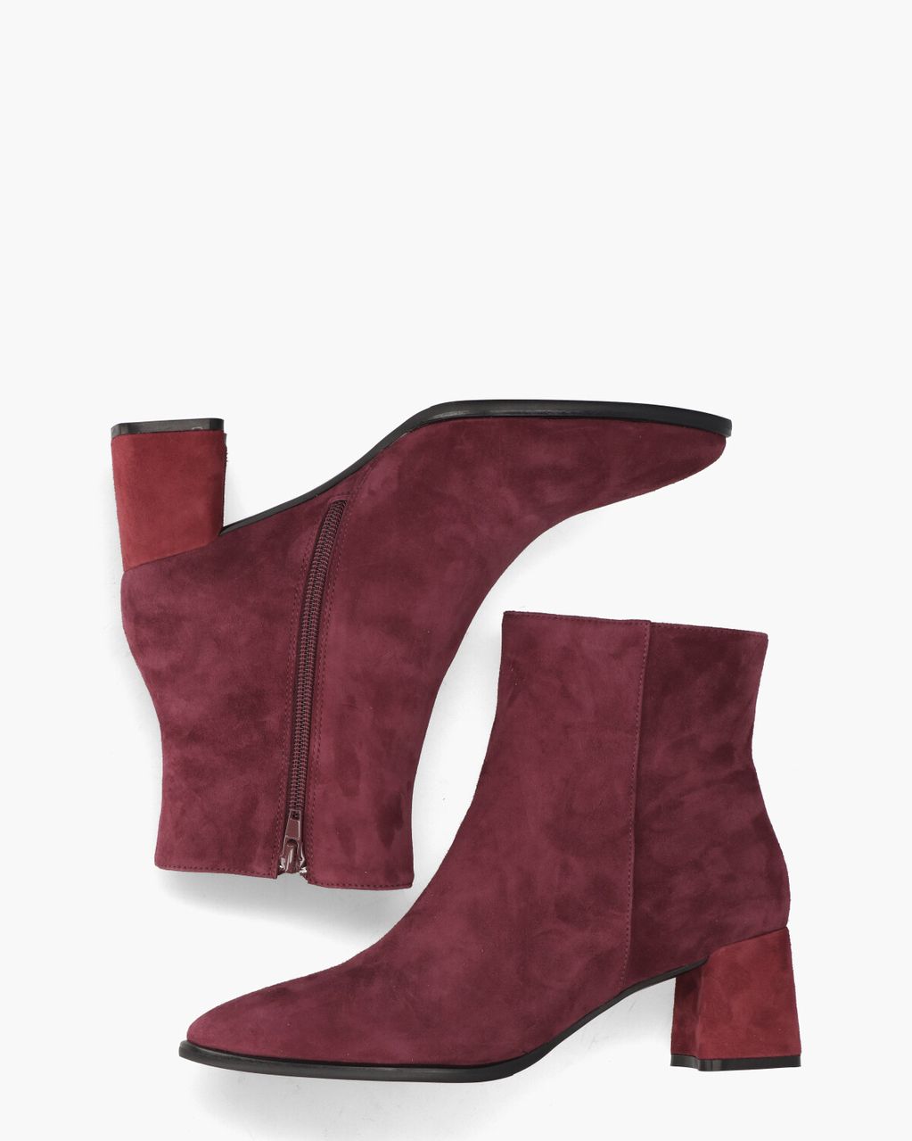 Di Lauro Vika Bordeauxrood Dames Enkelboots
