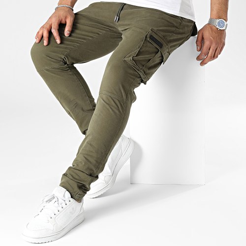 Pantalon Cargo 23508 Vert Kaki