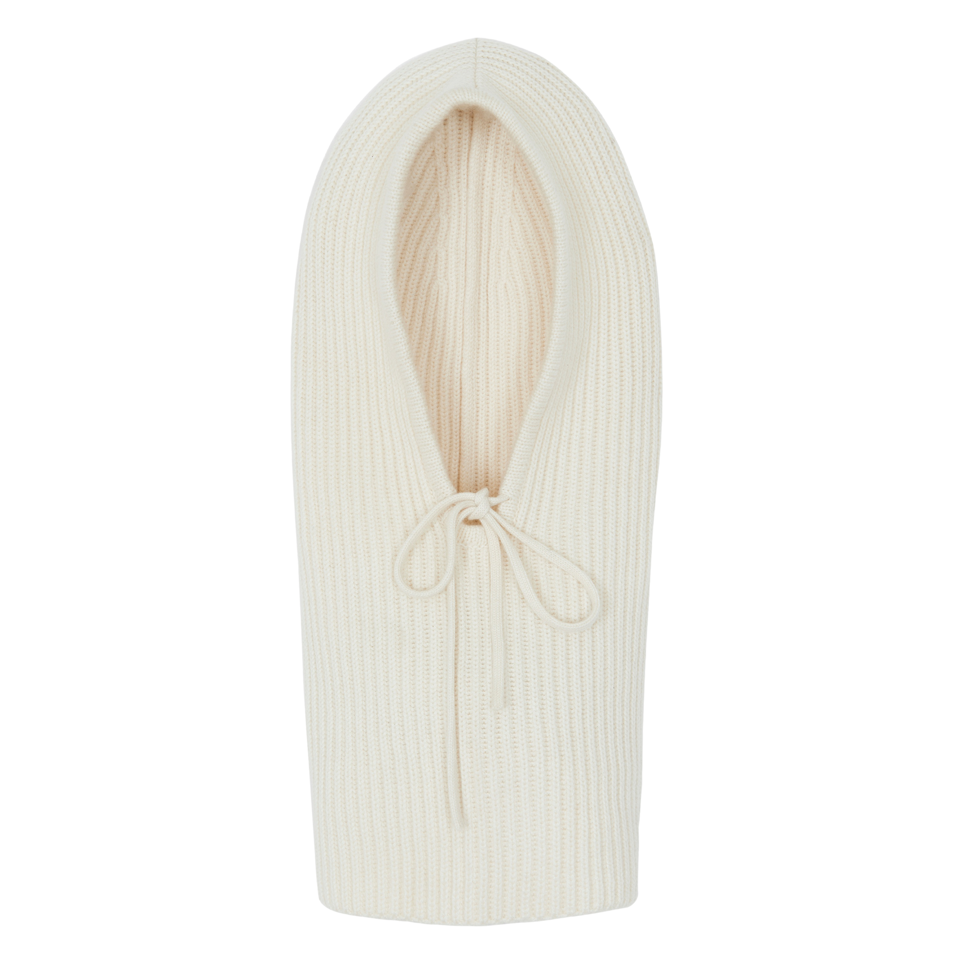 SYBEL - Cagoule en cachemire| Blanc