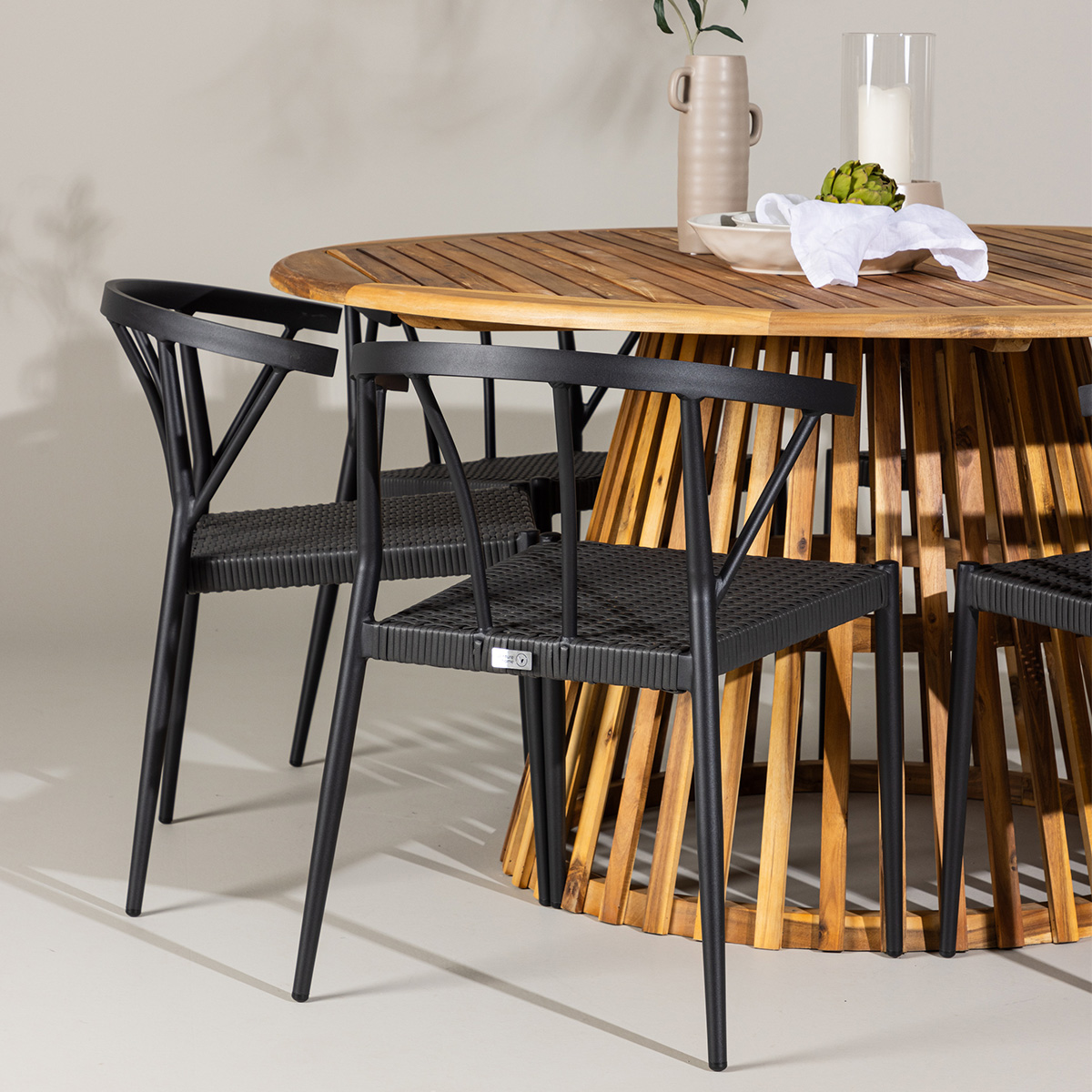 Houten tuintafel Tobias Naturel