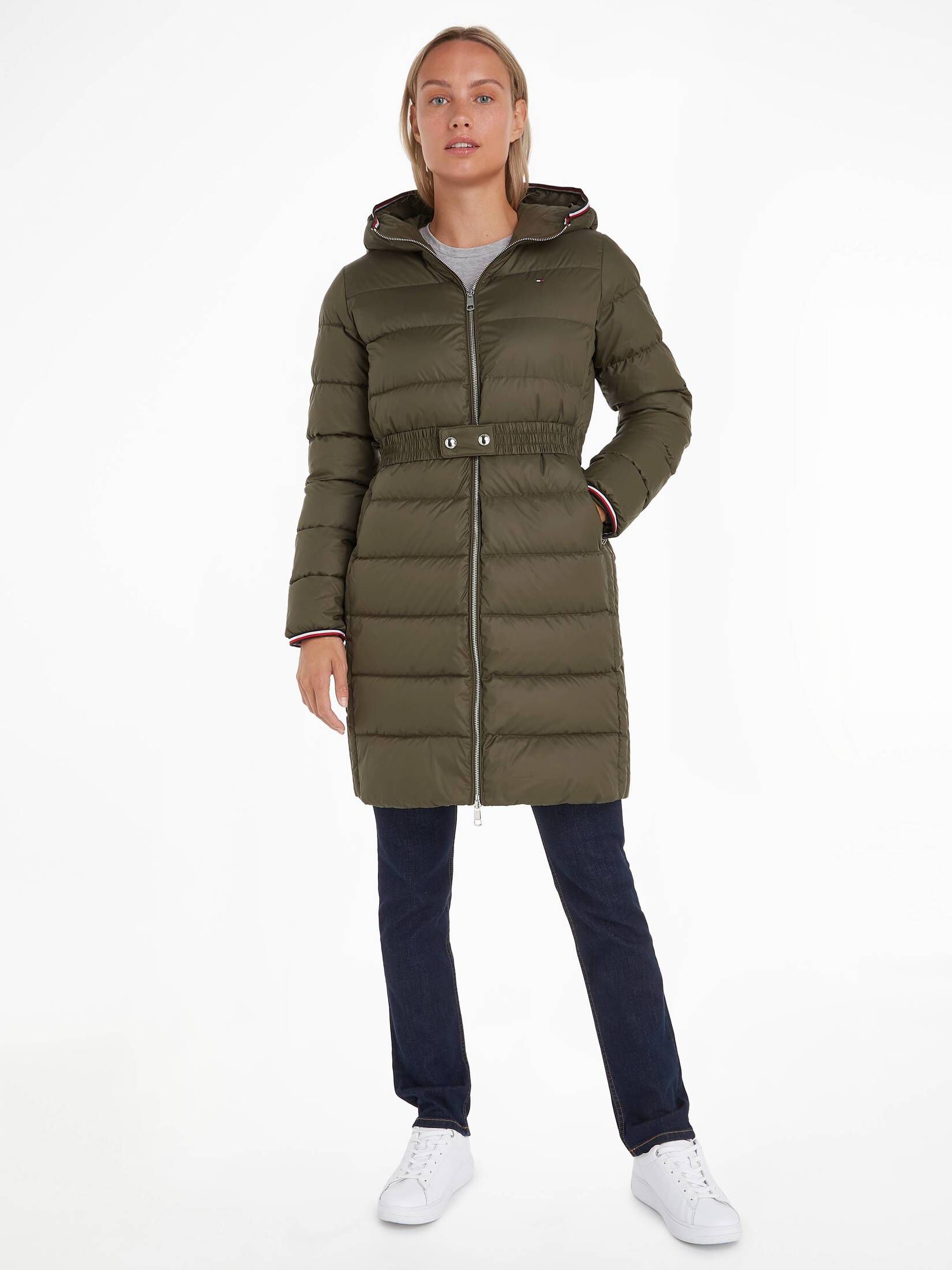 Tommy Hilfiger| Damen Steppmantel mit Kapuze CL FEMININE SORONA COAT