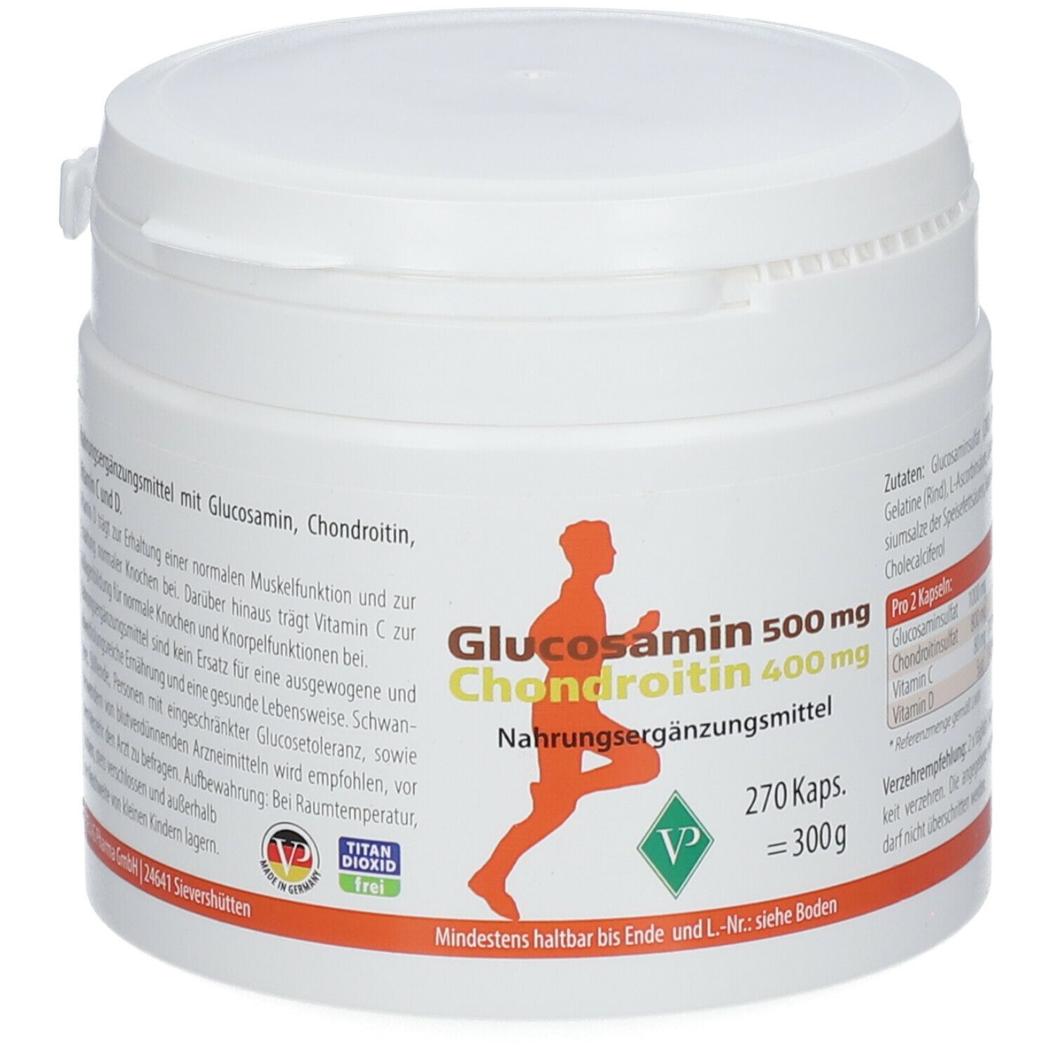 Glucosamin 500 mg + Chondroitin 400 mg Kapseln