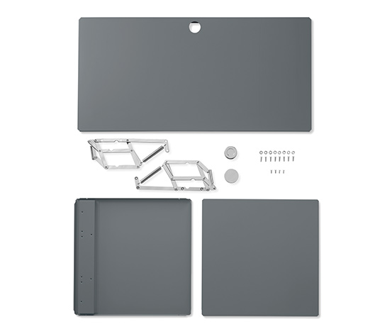 Klappenergänzungs-Set Metall »CN3«, grau