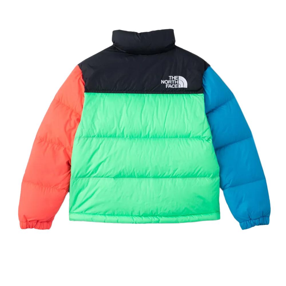 The North Face Doudoune Noir/Rose/Vert Garçon The North Face 96 Nuptse