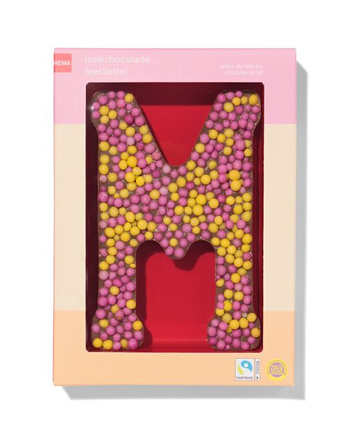 lettre M en chocolat au lait 135g