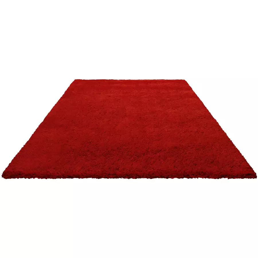 Homie Living Hochflorteppich Rossi rot