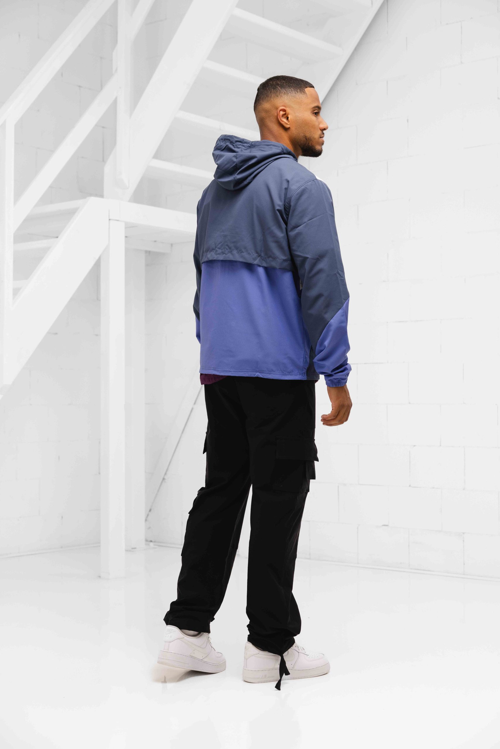 Under Armour Icon Legacy Windjack Heren Donkerblauw/Grijs/Paars