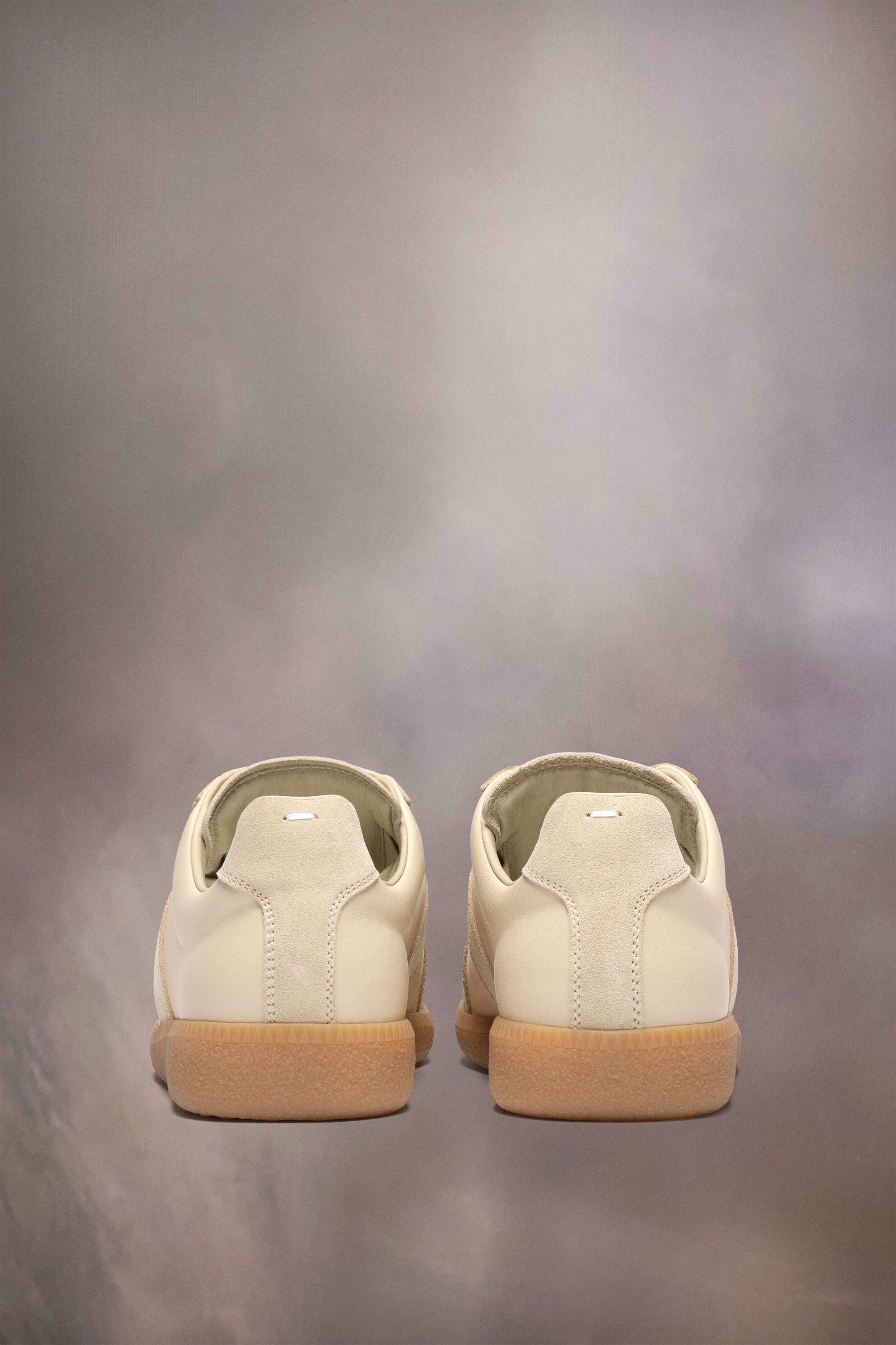 Sneakers Replica en cuir pour femme Beige