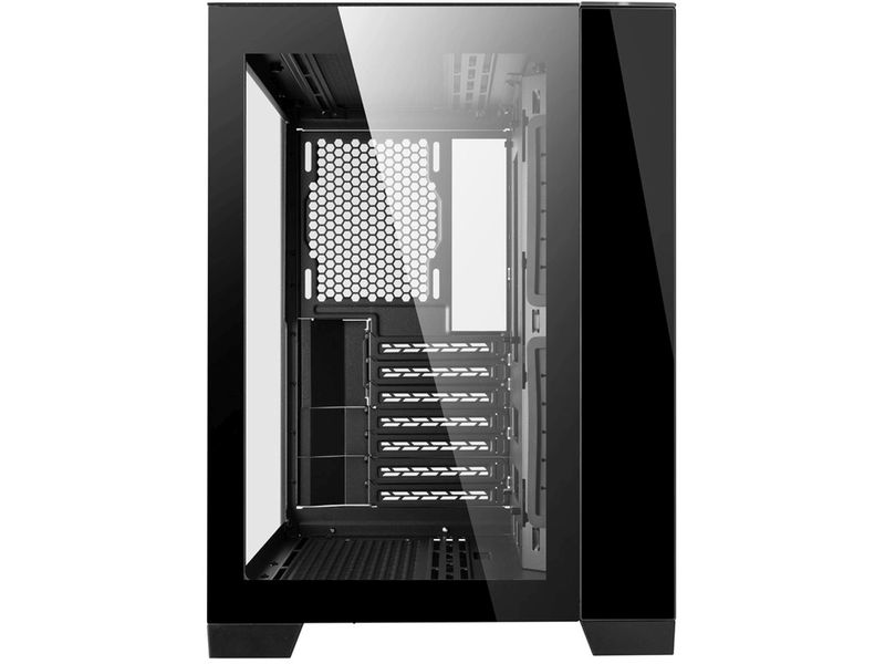 Lian Li PC-Gehäuse O11 Dynamic Mini Schwarz Komplett modularer Midi-Tower mit Sichtfenster