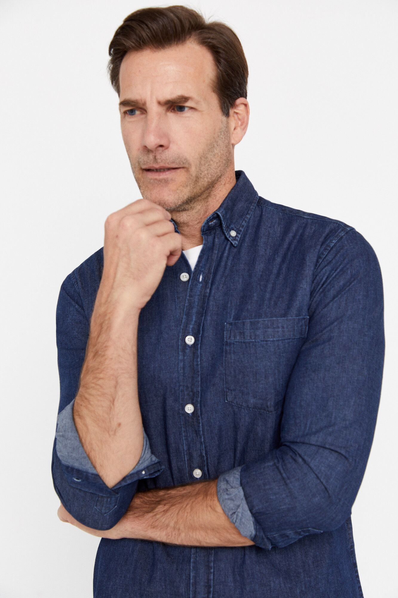 Camisa jeans - Azul