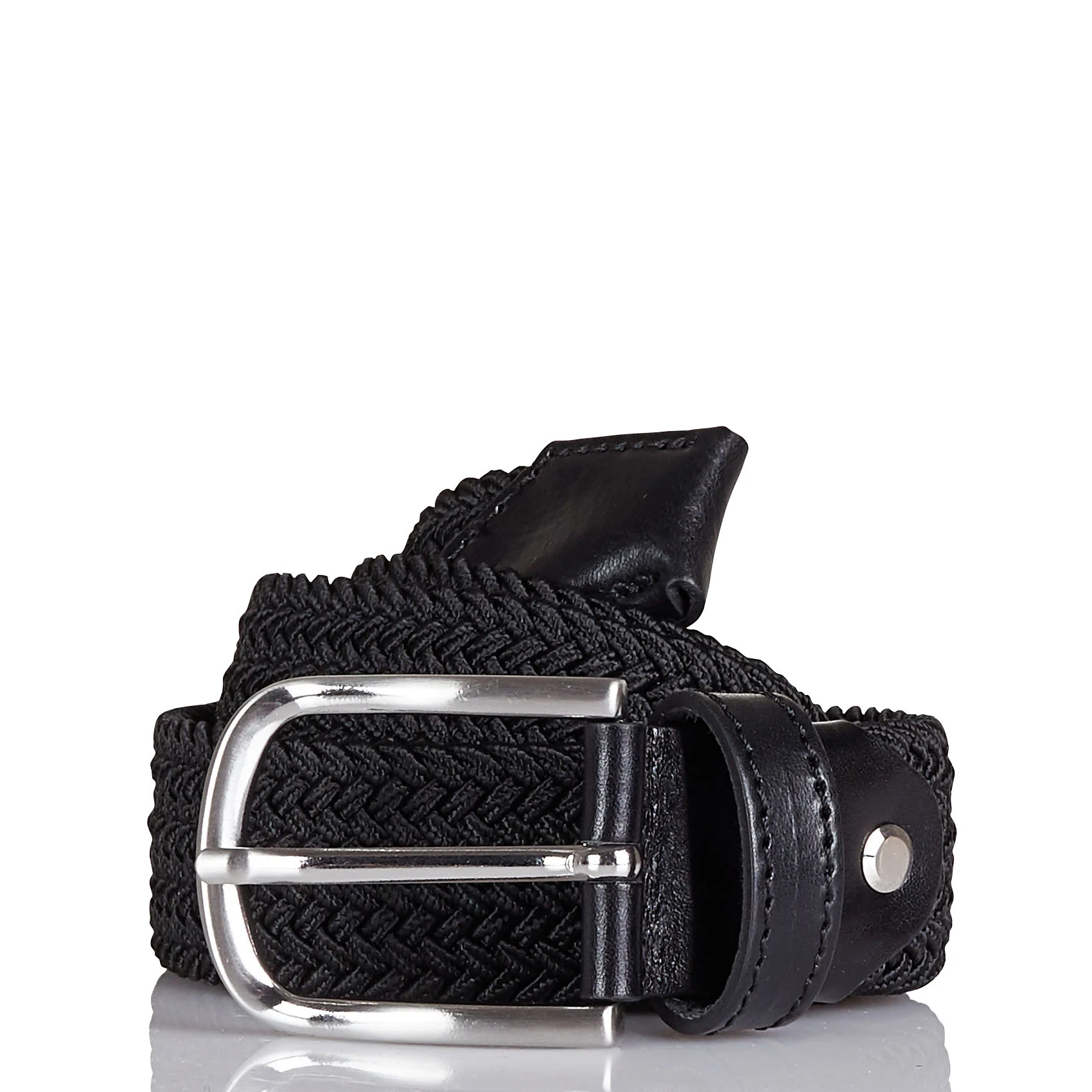 Ceinture tressée | Noir