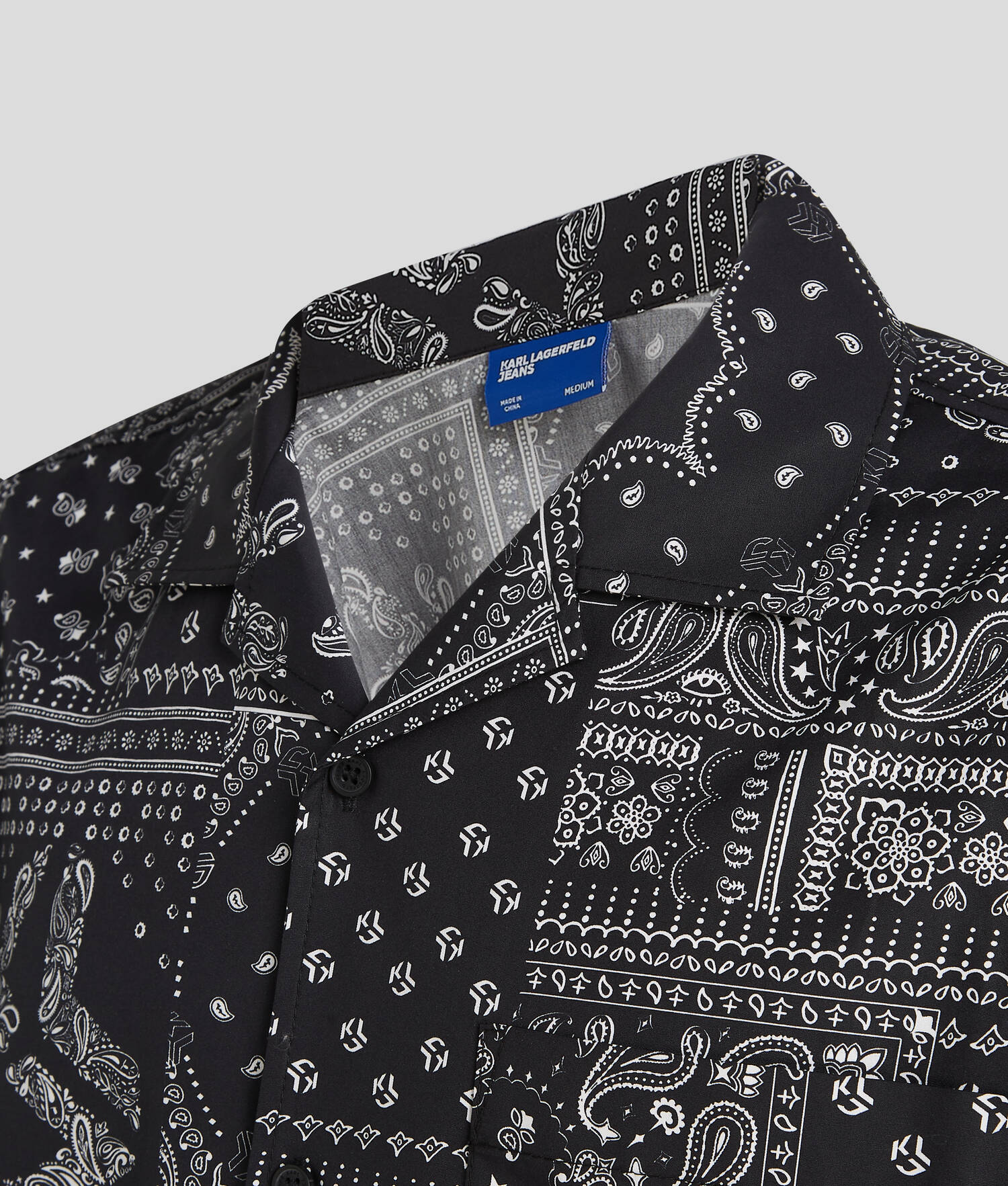 CHEMISE À MANCHES COURTES KLJ BANDANA
