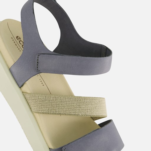Ecco Flowt W Sandalen blauw Leer