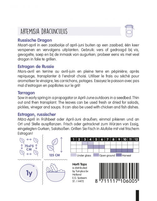 Hortitops Dragon - Kruidenzaden - 200 g