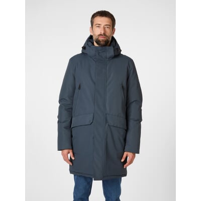 Herren-Winterparka, Mittelblau