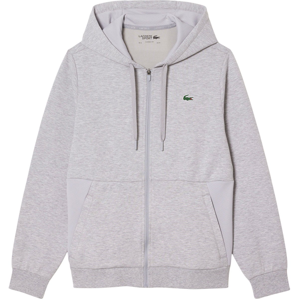 Lacoste Mesh Panels Full Zip Hættetrøje Herre