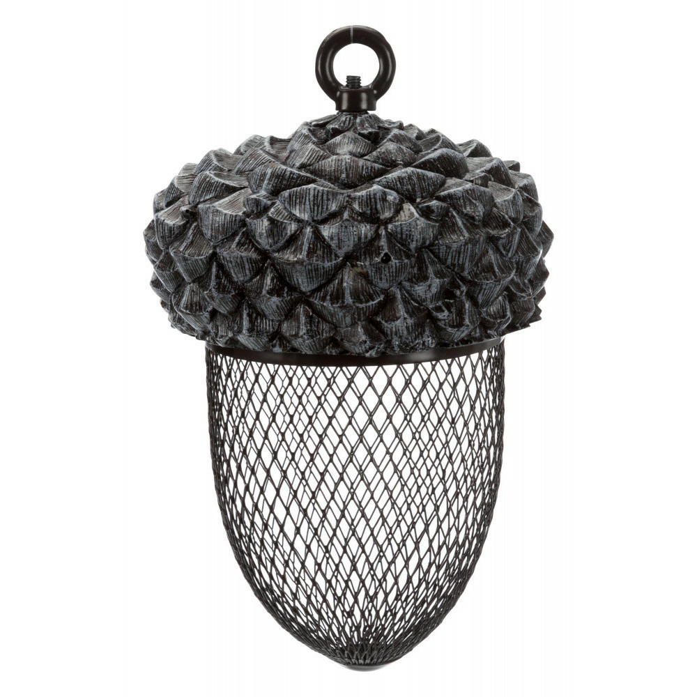 Mangeoire arachide en forme de gland pour oiseaux .