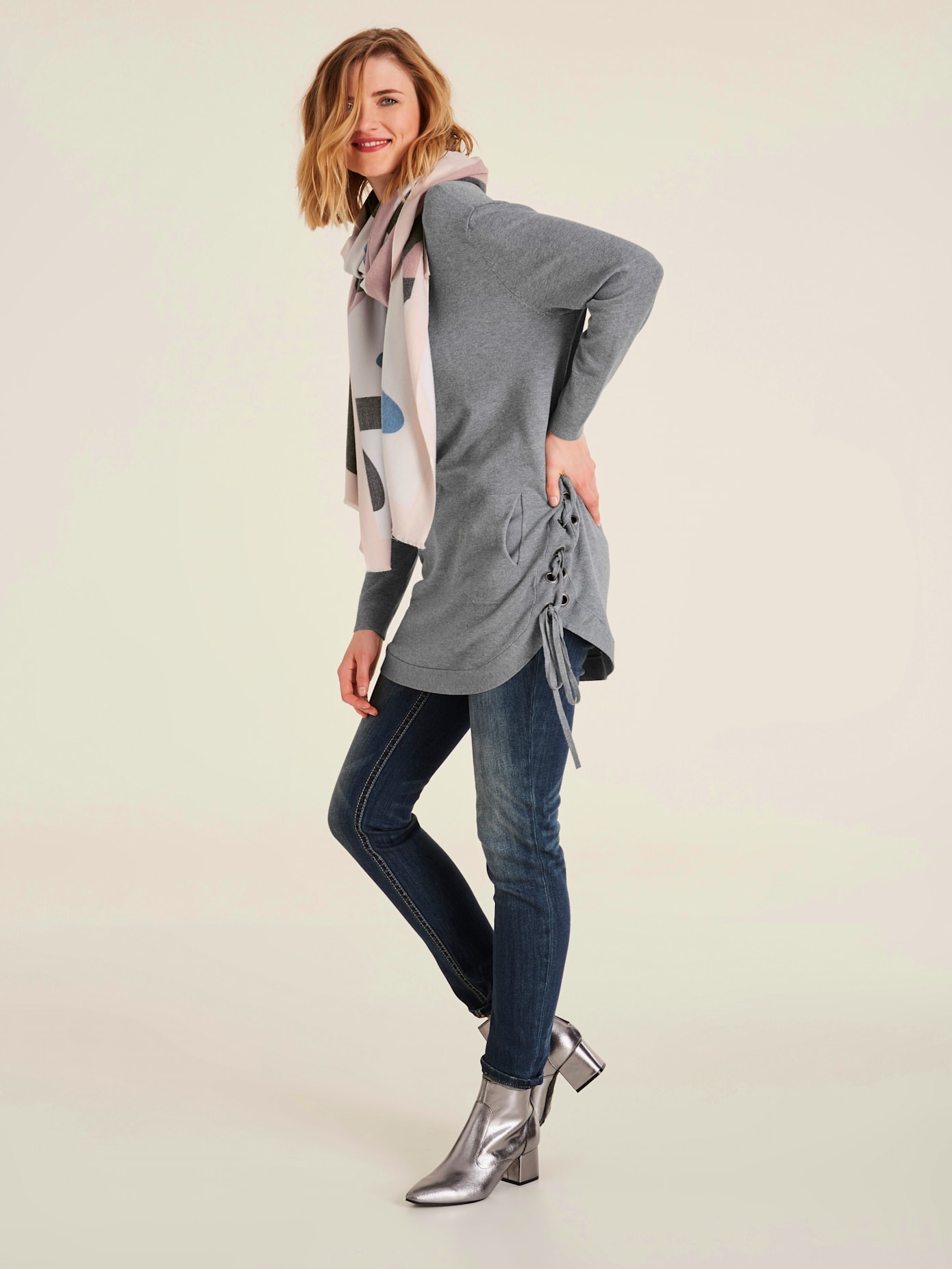 Pull long encolure ronde
