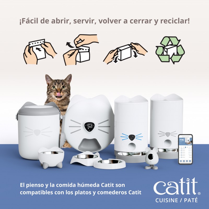 Catit Cuisine Ensopado para Gatos, Frango com Abóbora - 95g