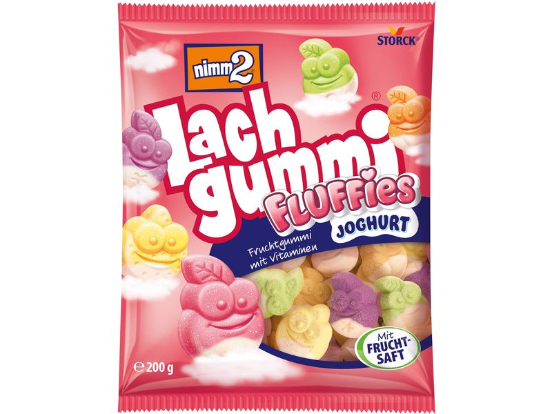 Storck Nimm2 Lachgummi Fluffies 200 g Süsser Spass für die ganze Familie