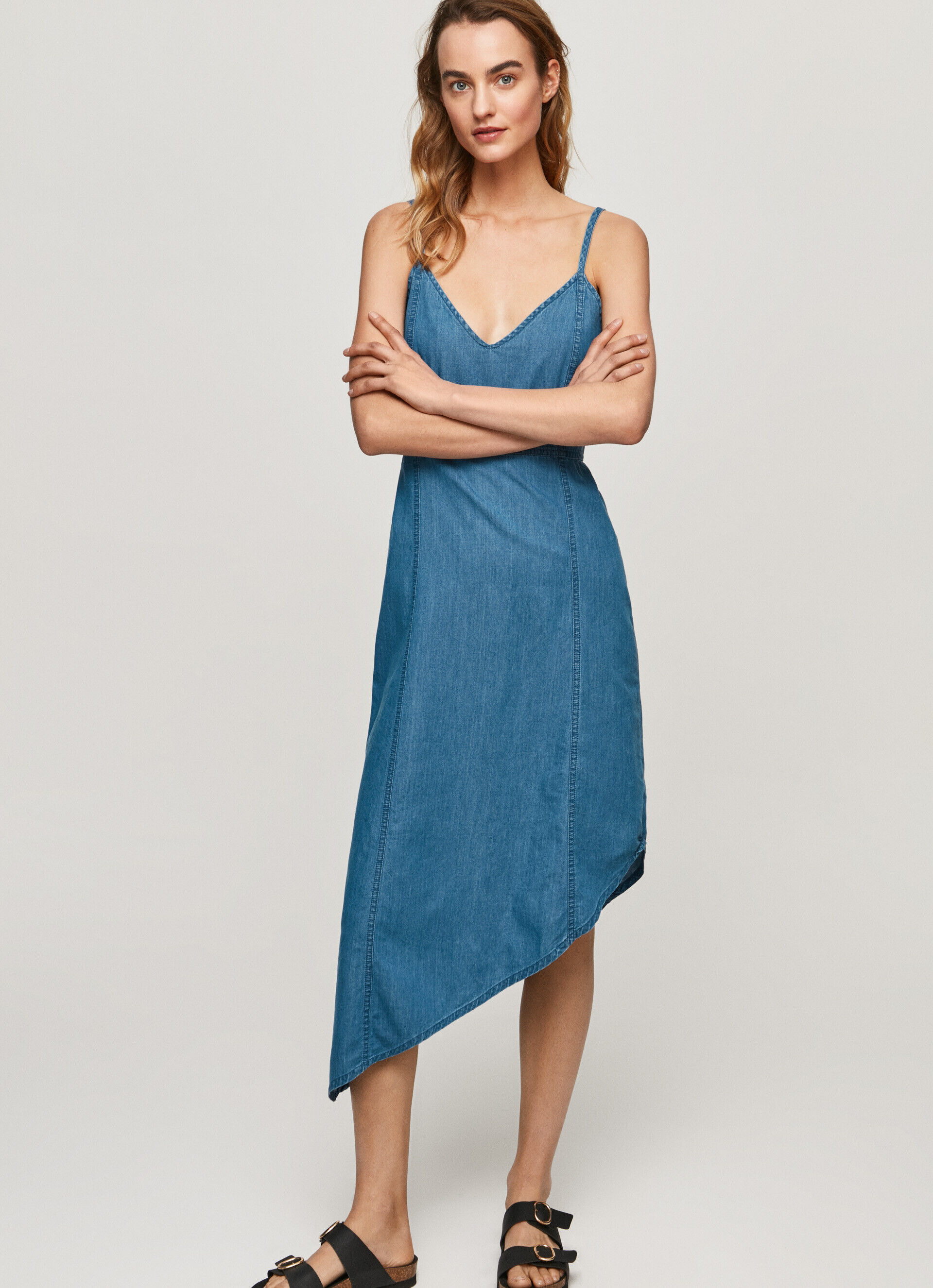 VESTIDO JEANS ASSIMÉTRICO DANI - jeans