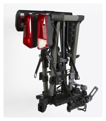 Porte-Vélos sur Boule D'Attelage Buzz Rack Eazzy 2 - 13 broches - 2 vélos Noir