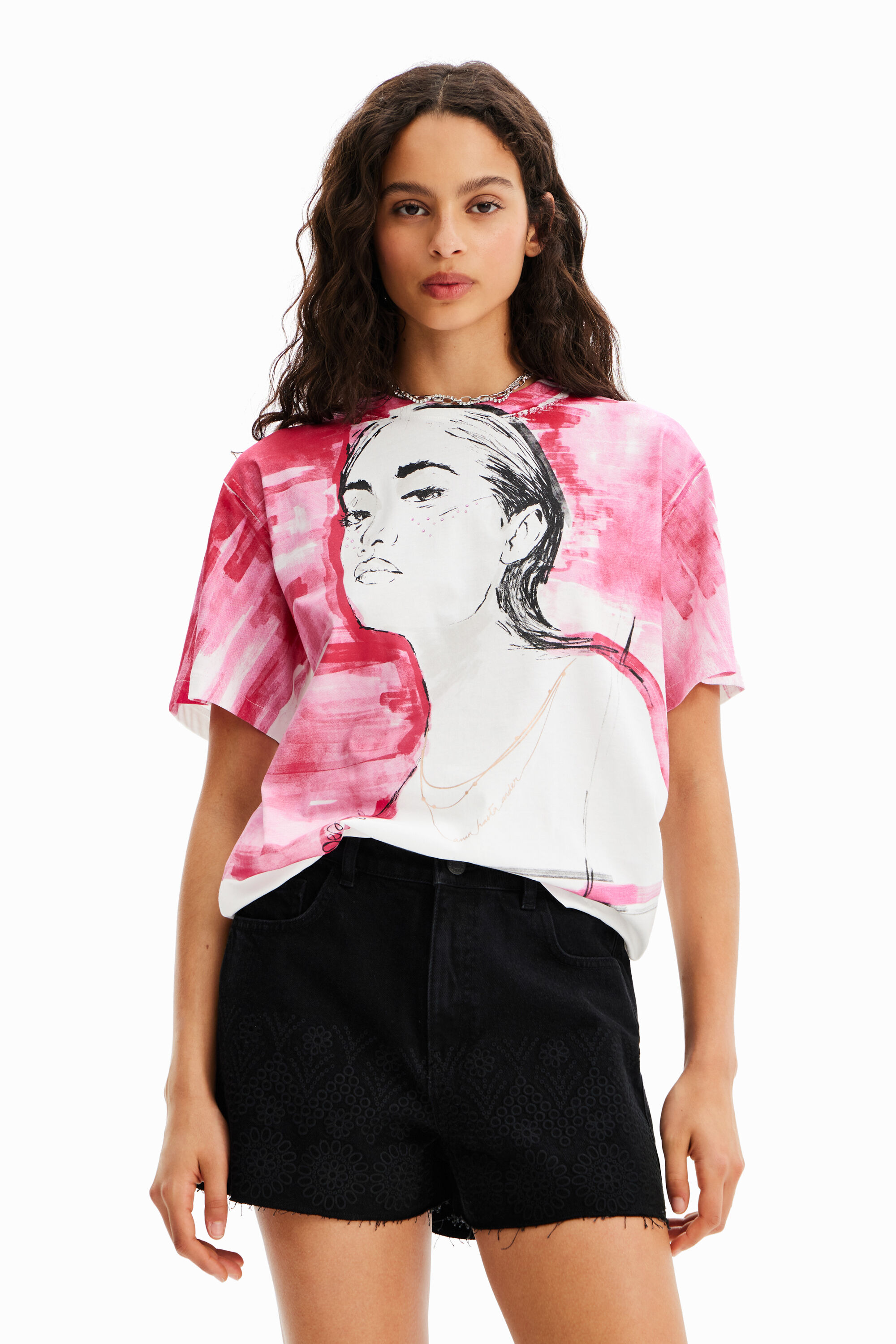T-shirt illustration fille