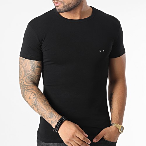 Lot de 2 Tee Shirts 956005-CC282 Noir