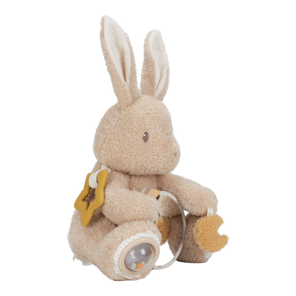Little Dutch Newborn Naturals activiteitenknuffel Baby Bunny