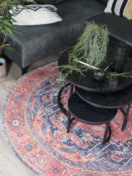 Heris Red Rond ø200 cm